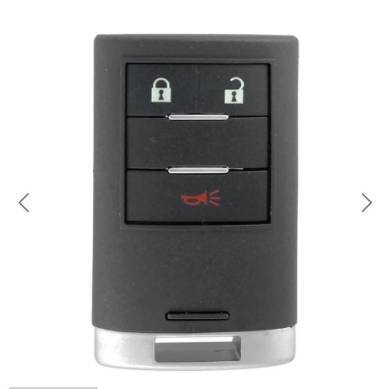 Cadillac SRX 3 Button Smart Key 2010-2016 For NBG009768T | Aftermarket